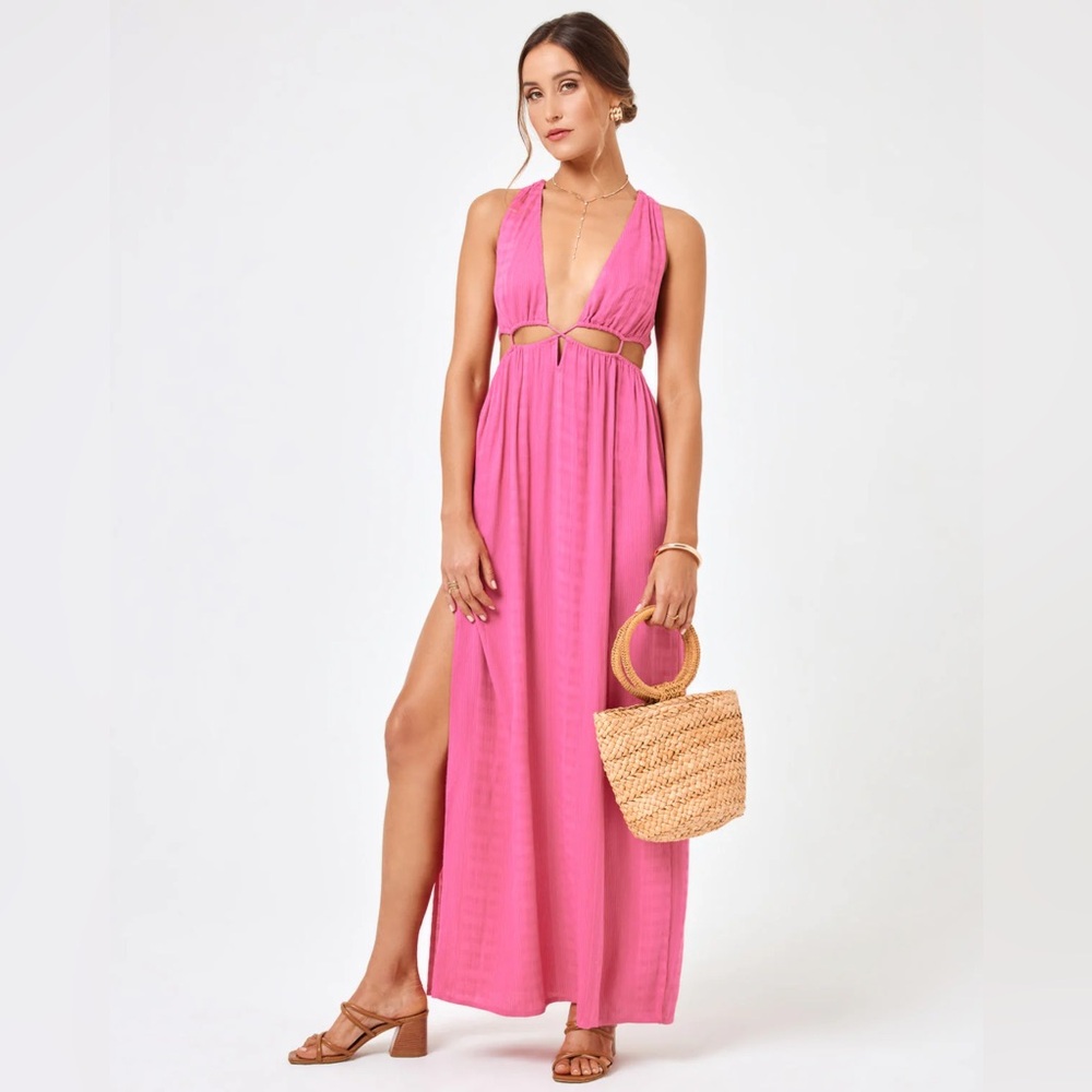 L*Space Pink Maxi Dress